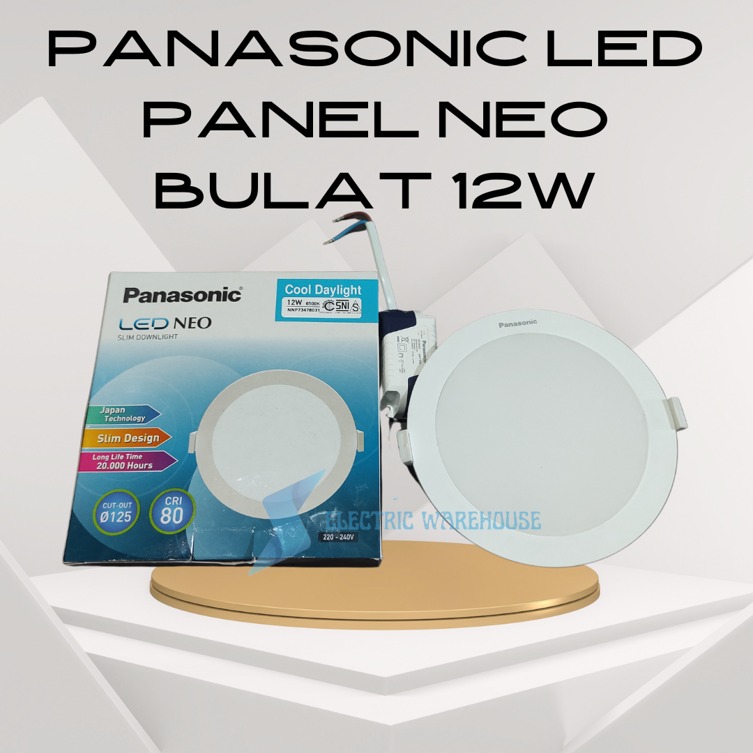 Panasonic Lampu Downlight Led Bulat Neo W Putih Kuning Inbow Ib