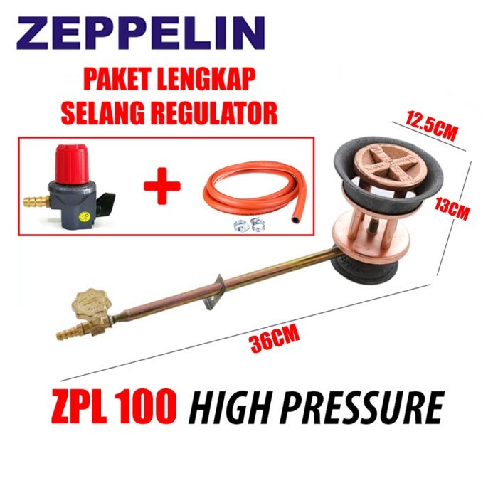 PAKET Zeppelin ZPL100 201 202 203 768 Kompor Dagang Mawar Semawar