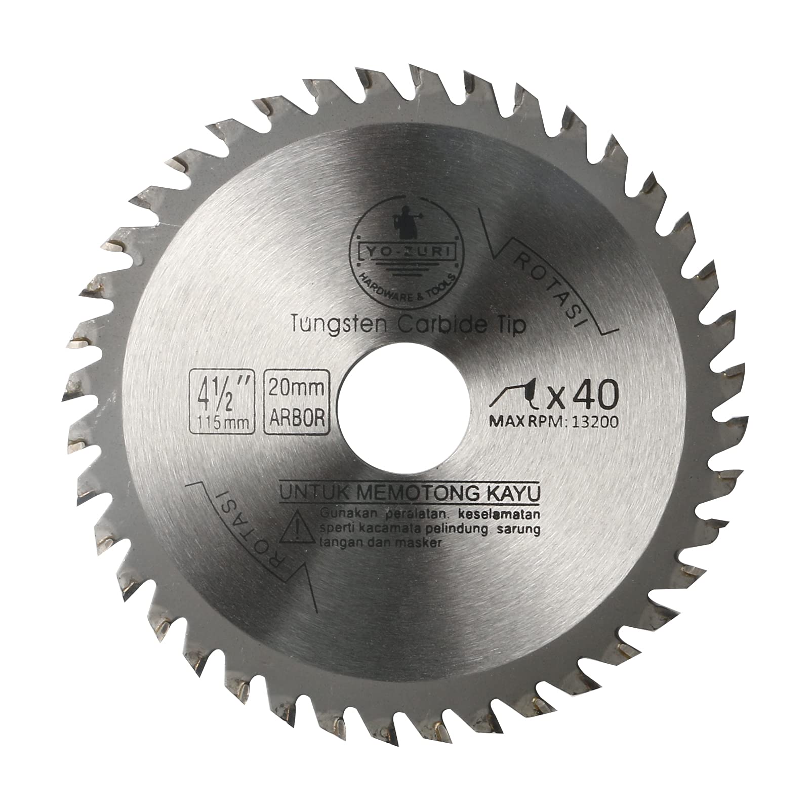 Circular Saw Blade Inch X T Wood Mata Pisau Potong Kayu Lazada