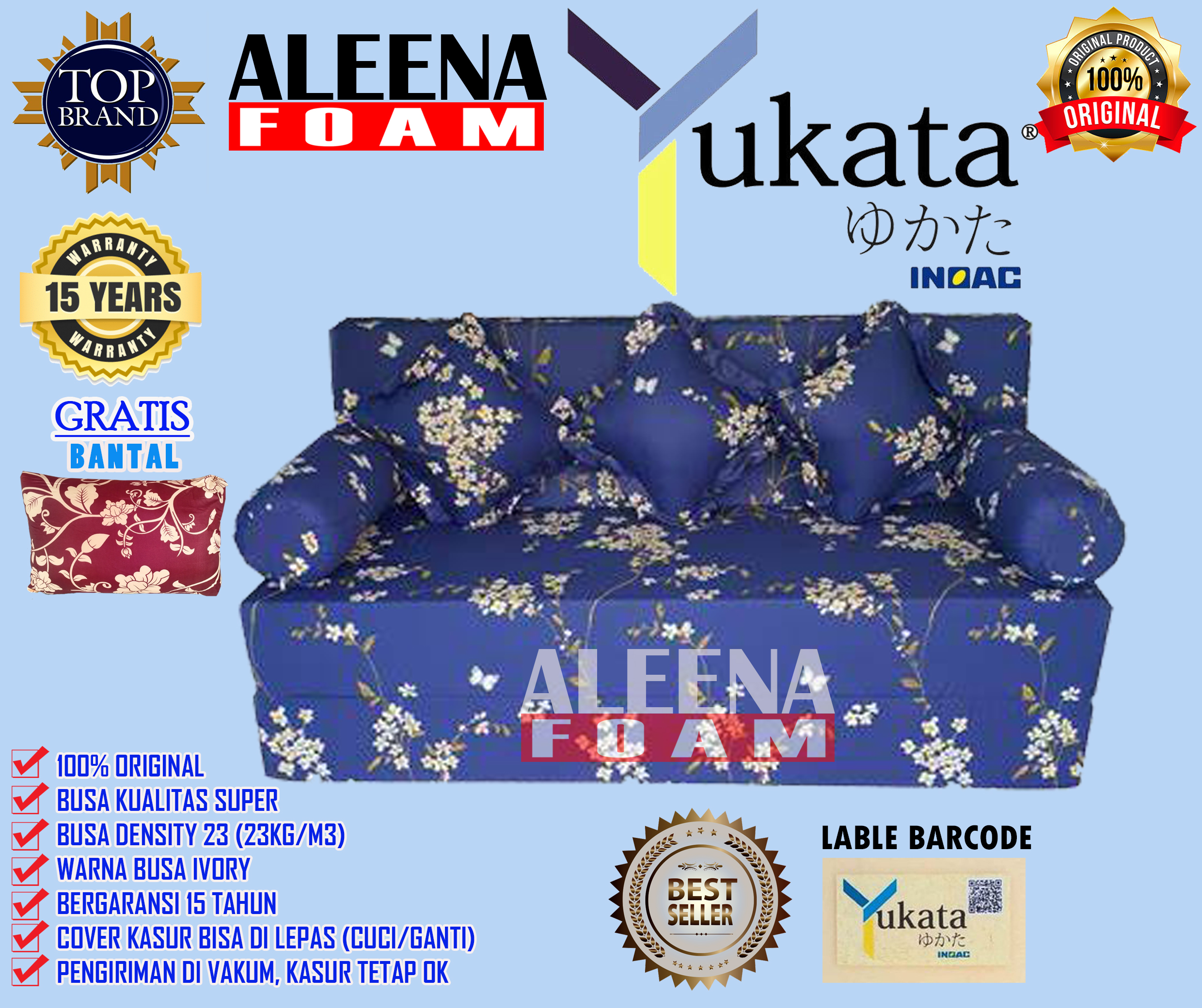 Sofabed Yukata Custom Tebal Cm Cm Garansi Tahun Tebal