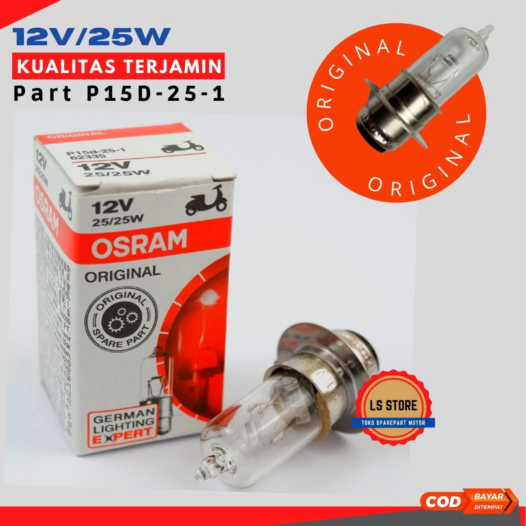 Bohlam Lampu Depan Motor Matik 12v 25w Lampu Depan Motor Bebek Untuk