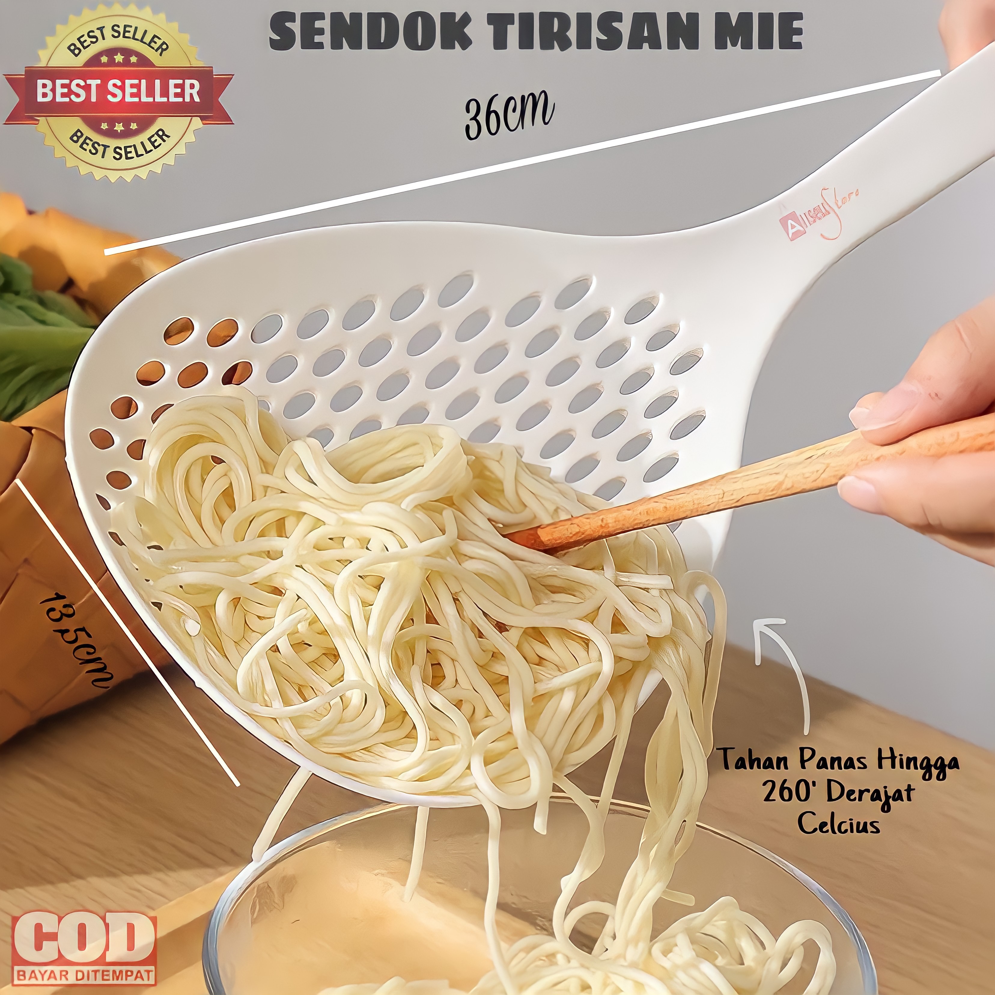 BISA COD PROMO SENDOK TIRISAN MIE SENDOK SARINGAN MIE SPAGETTI