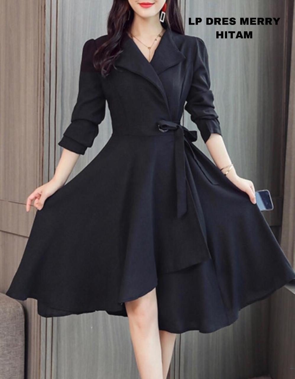 GSD - Mini Dress Wanita / Baju Terusan / Baju Dress / Baju Wanita / Dress Casual Wanita / Dress Merry