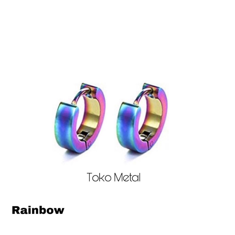 Anting Titanium Tindik Pria Dan Wanita 1 Pasang Toko Metal Lazada