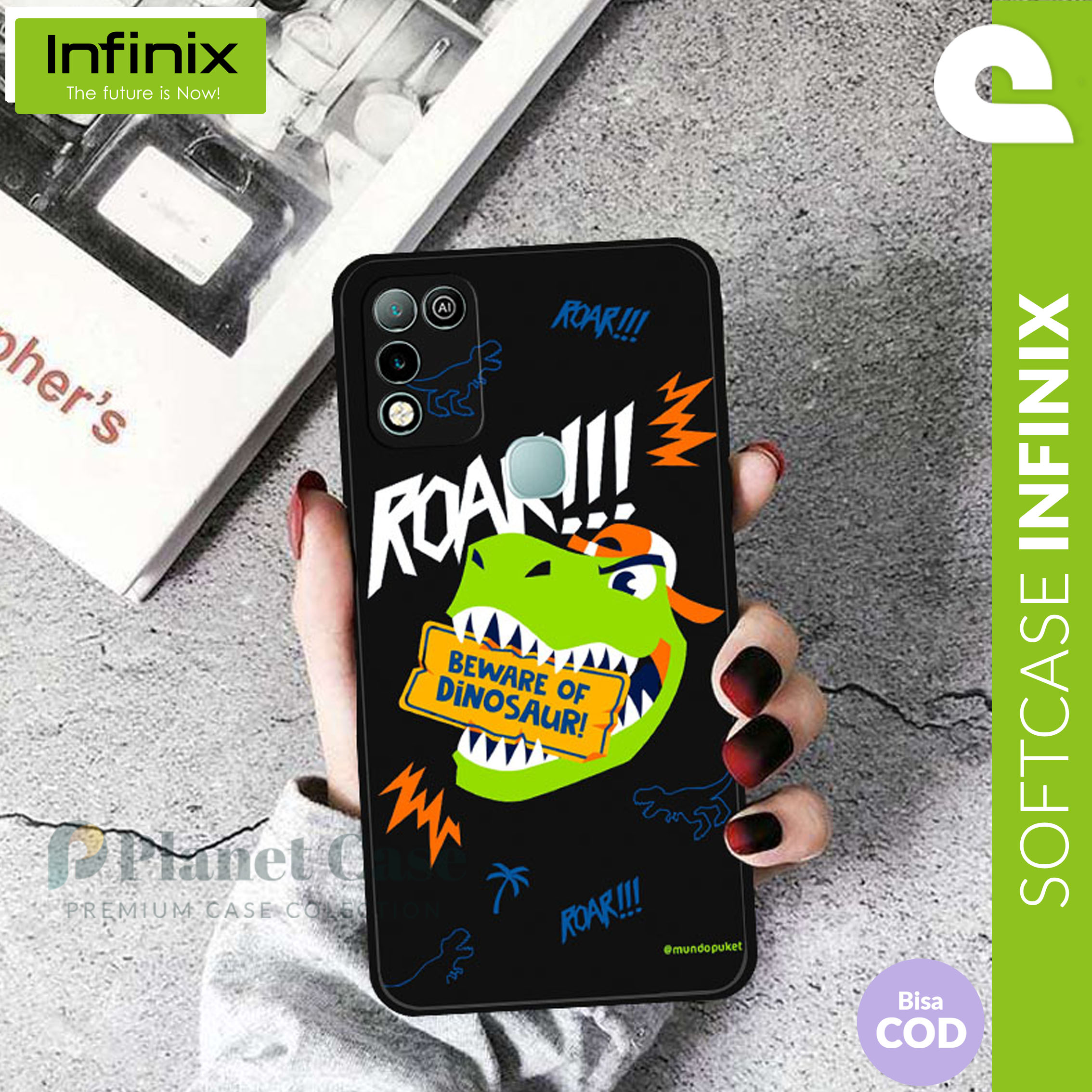 Softcase Macaron Camera Protection For Infinix PM10 Smart 5 Hot 8 Hot