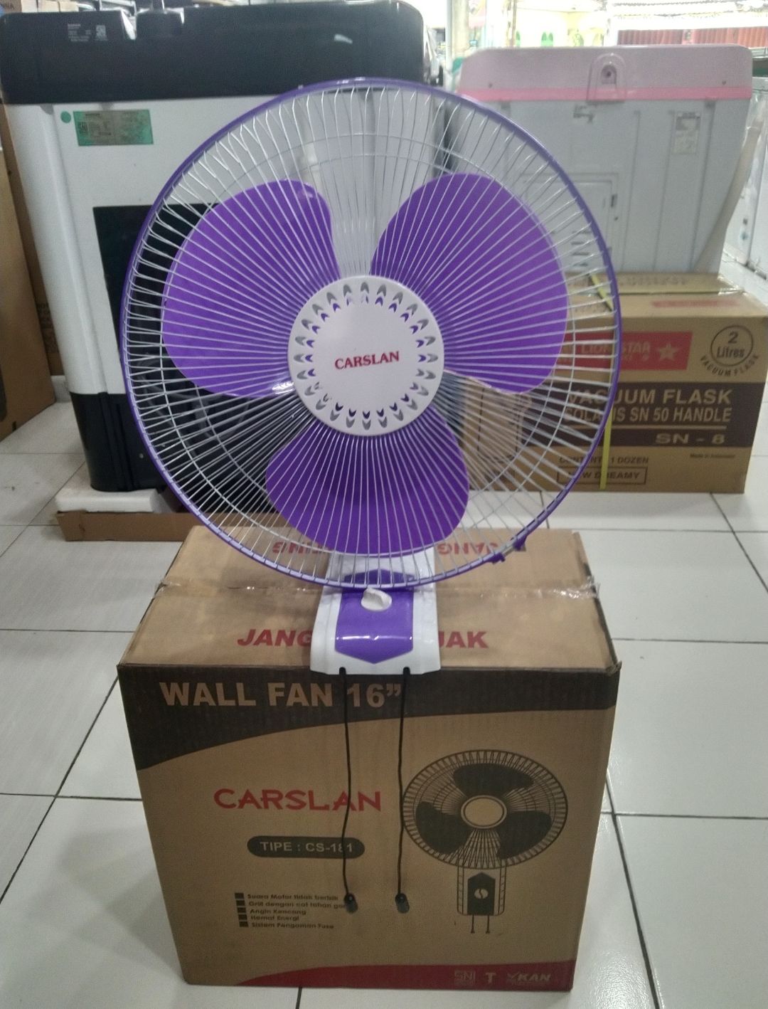 Kipas Angin Dinding Wall Fan Carslan 16 Inch Type Cs 181 Lazada Indonesia