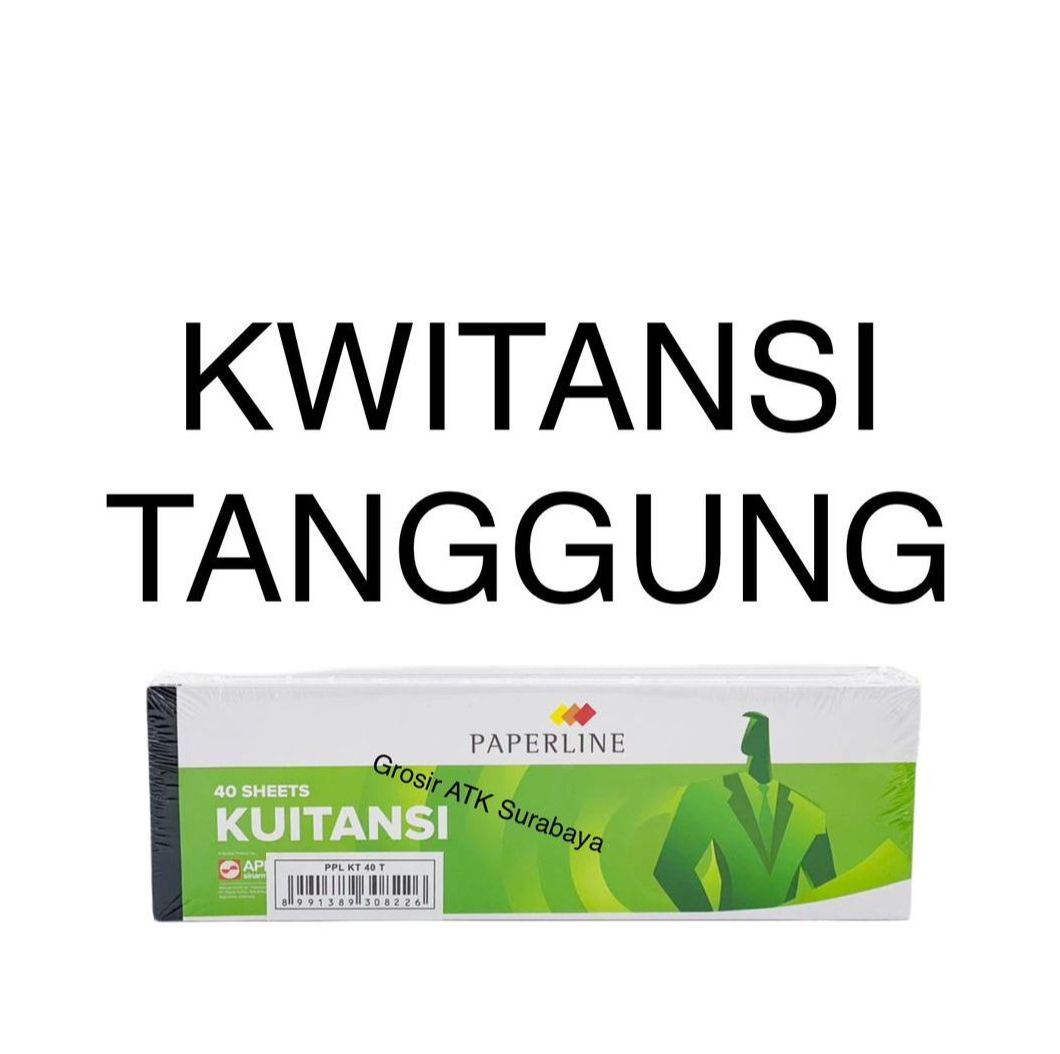 Buku Kwitansi Kuitansi Paperline PPL Sedang Tanggung KT 40 T KT40T