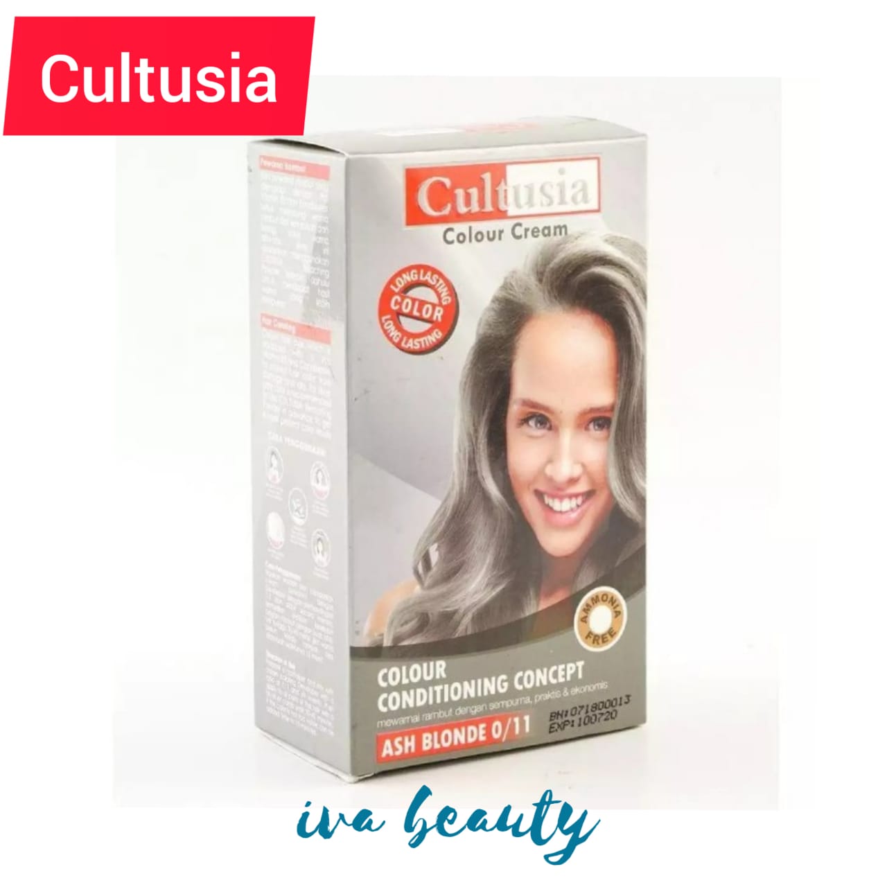 Cultusia Hair Color Ash Blonde Lazada Indonesia