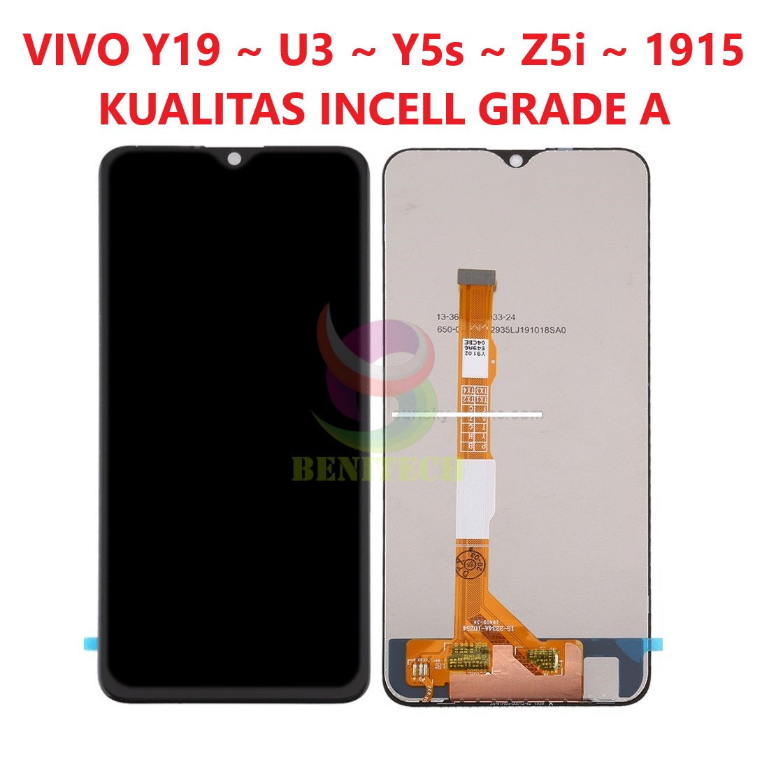 Lcd Vivo Y U Y S Z I Fullset Kualitas Incell Grade A