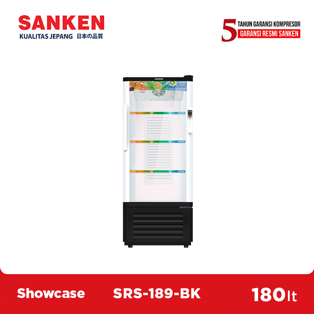 Sanken Showcase Liter Srs Bk Black White Lazada Indonesia