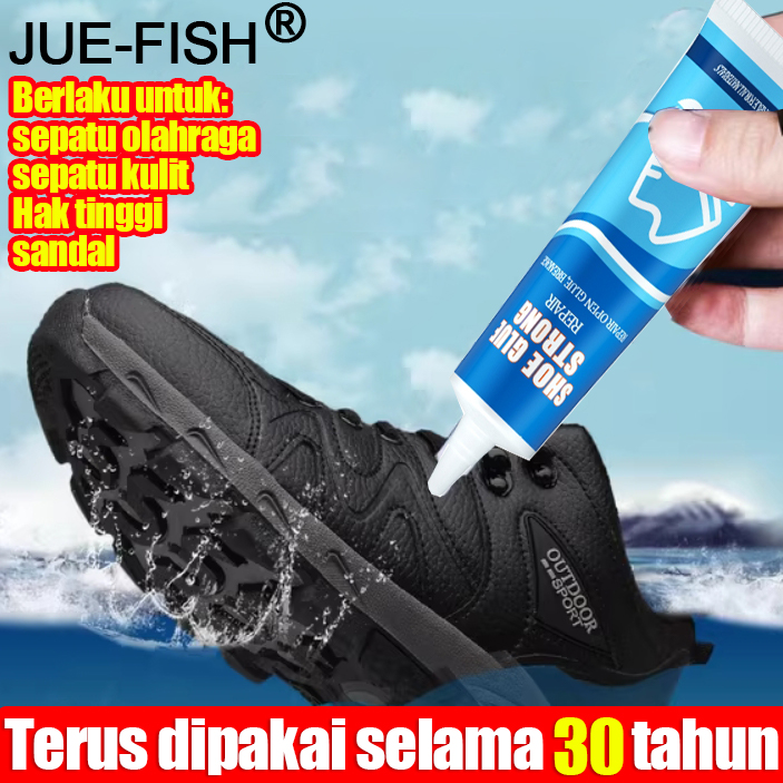 3 Detik Cepat Kering Jue Fish Lem Sepatu Shoe Glue 50ml Tidak Ada