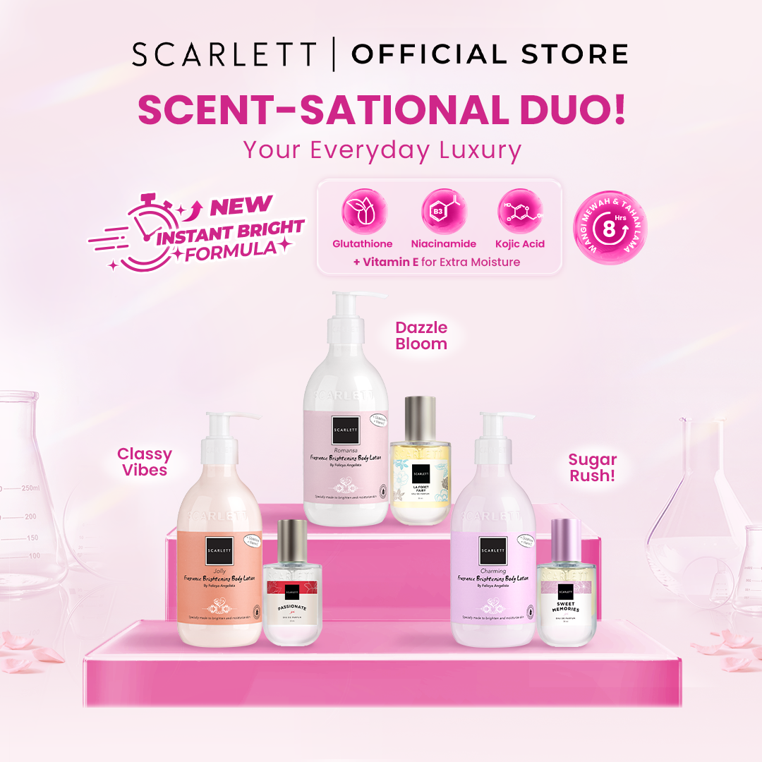 Scarlett Whitening SCENT SATIONAL DUO Eau De Parfum Passionate