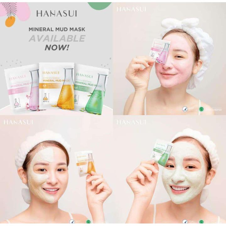 Murah Masker Hanasui Mineral Mud Mask Varian Lazada Indonesia