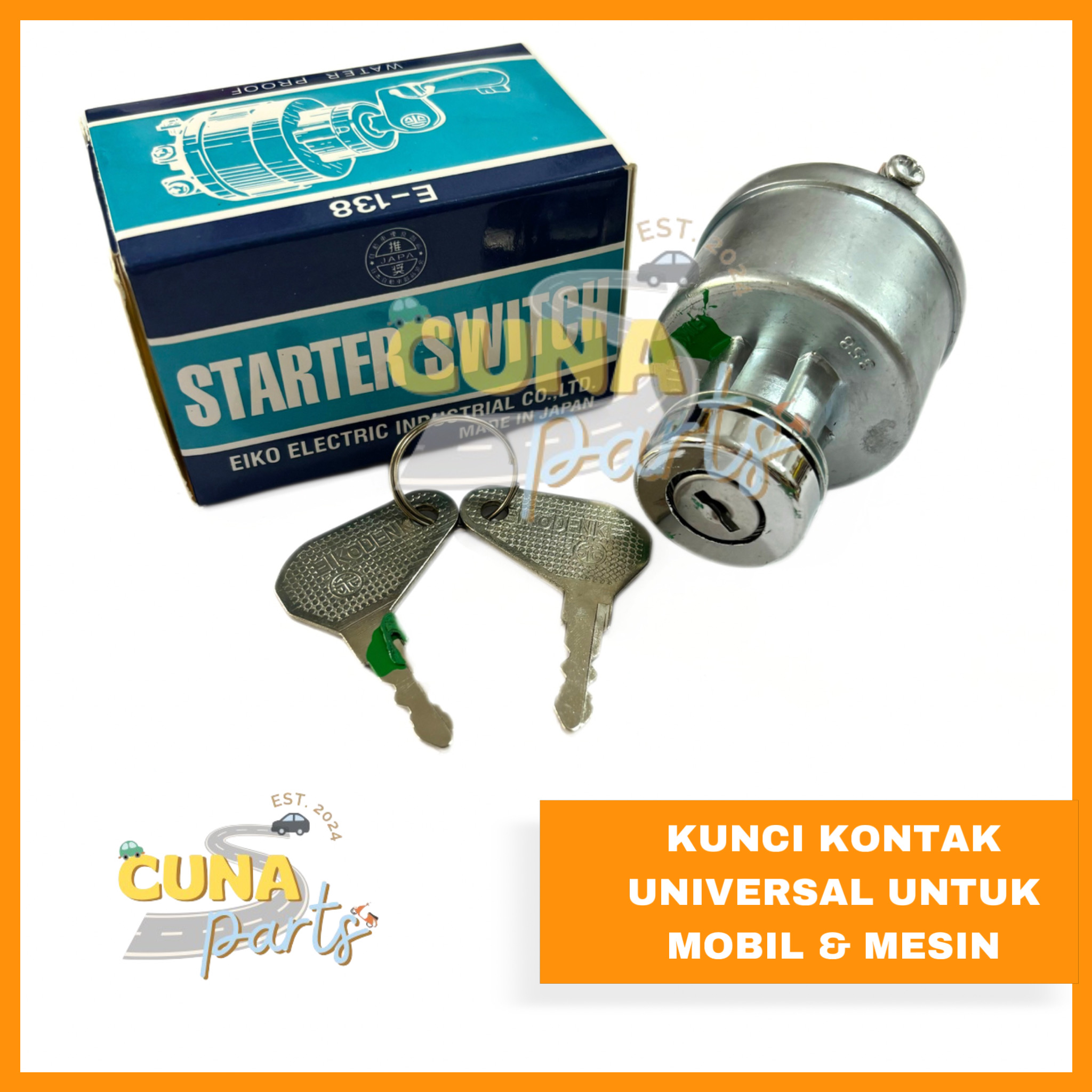 Kunci Kontak Starter Switch Untuk Mesin Genset Forklift Universal