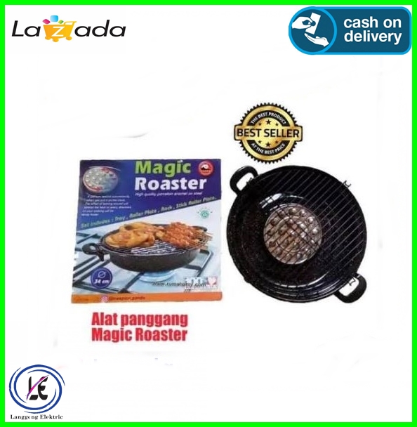 Magic Roaster Maspion Mr Alat Pemanggang Panggangan Sate Ikan Sosis