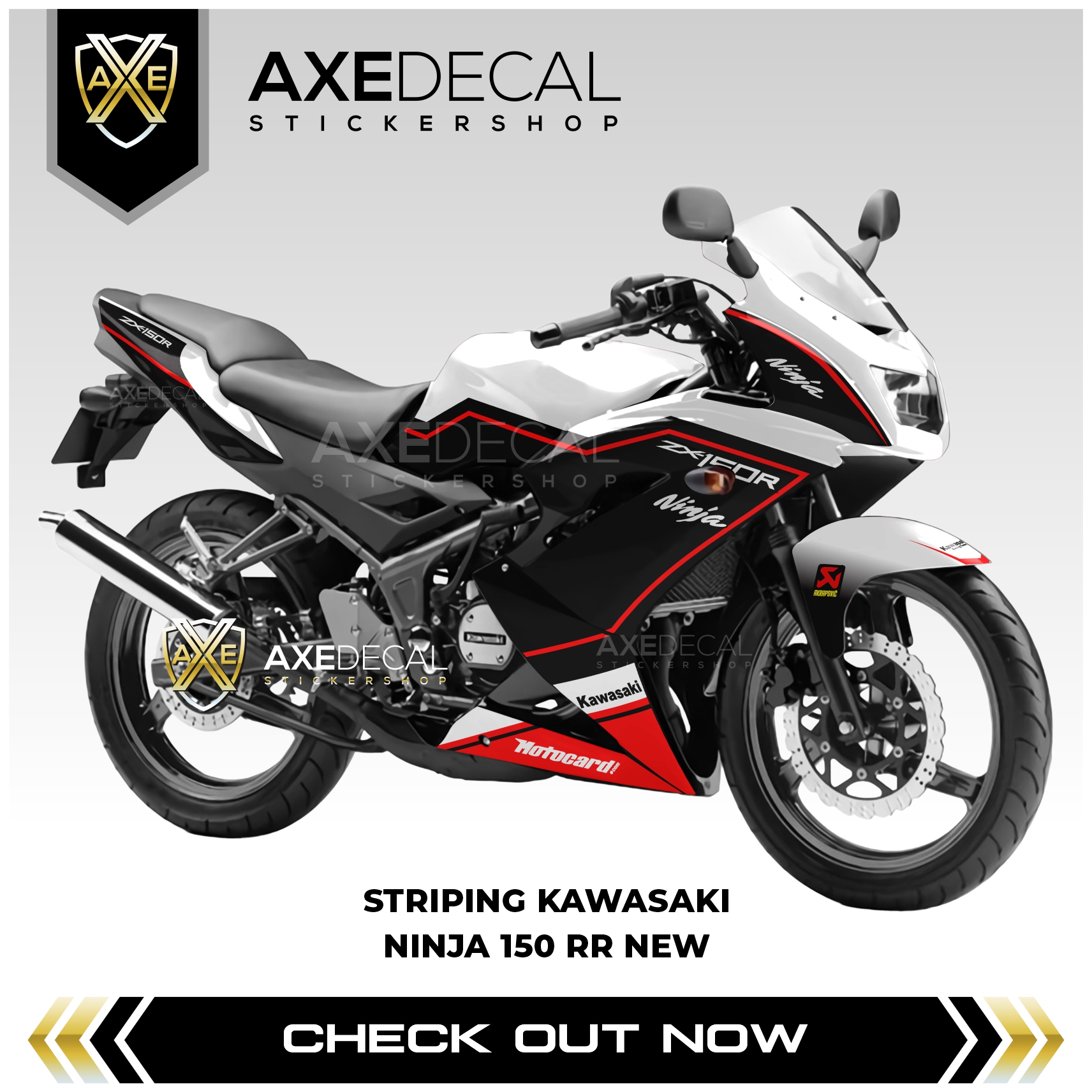 Striping Ninja Rr New Livery Zx R Stiker Motor Kawasaki Ninja Rr