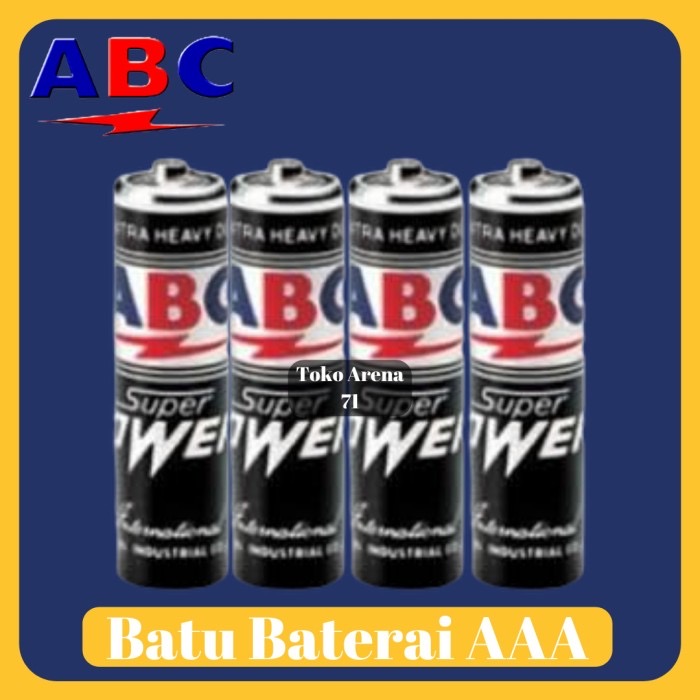 Baterai Battery Abc Super Power Aaa A Batere Volt Lazada Indonesia