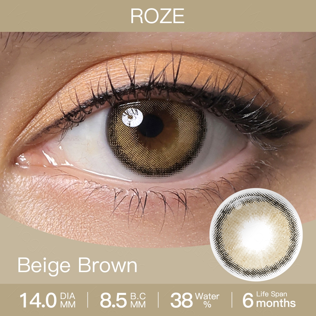 0 00 S D 6 00 MAGISTER SOFTLENS MINUS DIAMETER 14MM NUDE BEIGE