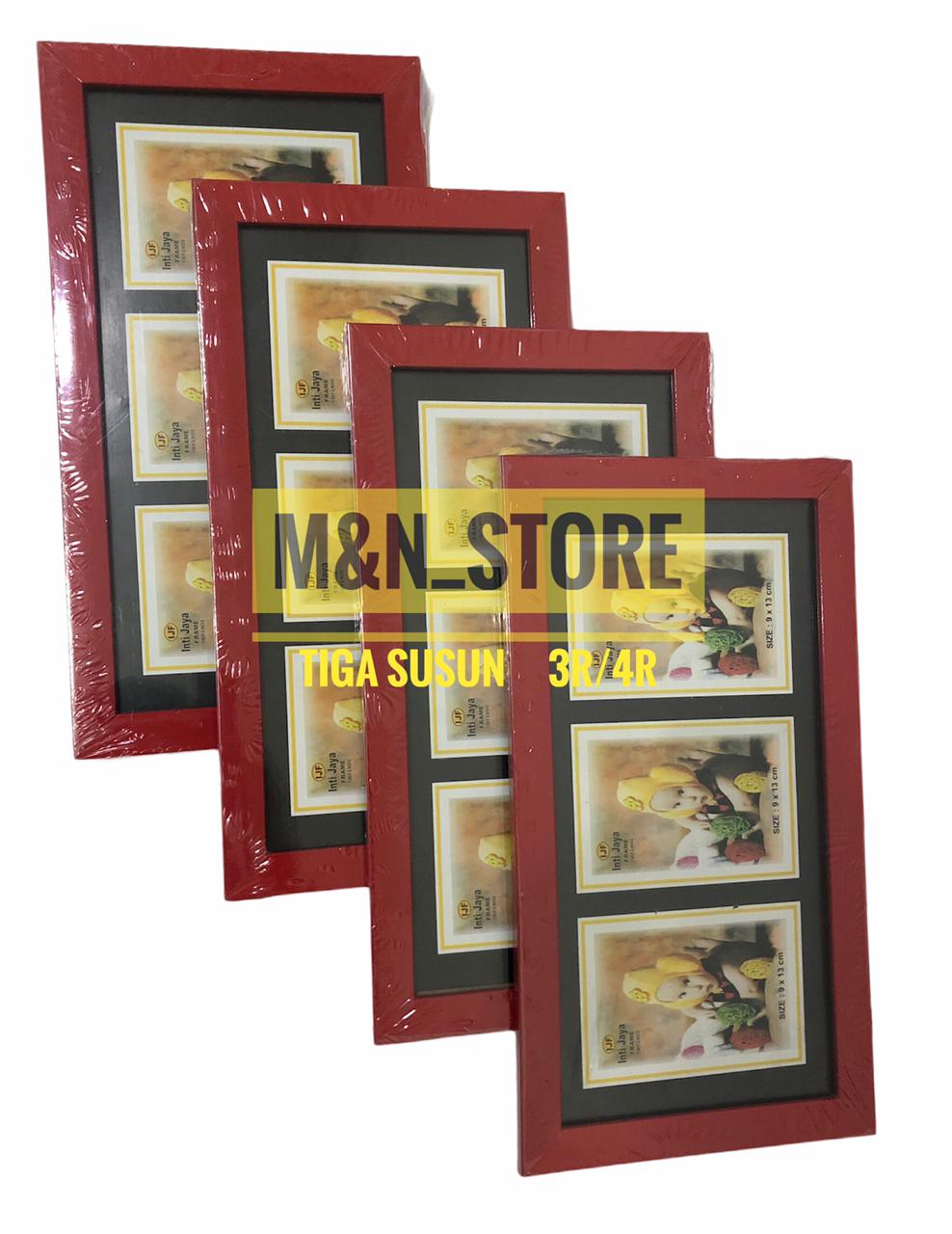 Promo Pcs Pigura Bingkai R Pp Susun Datar Frame Foto R Merah