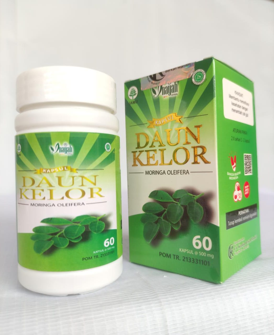 Kapsul Daun KELOR 60 Kpsl Ekstrak Daun Kelor Extract Moringa Oleifera