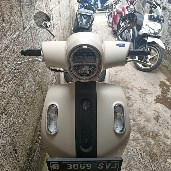 Spion Retro Bulat Yamaha Fazzio Fino Mio Universal Motor Ya Tangkai