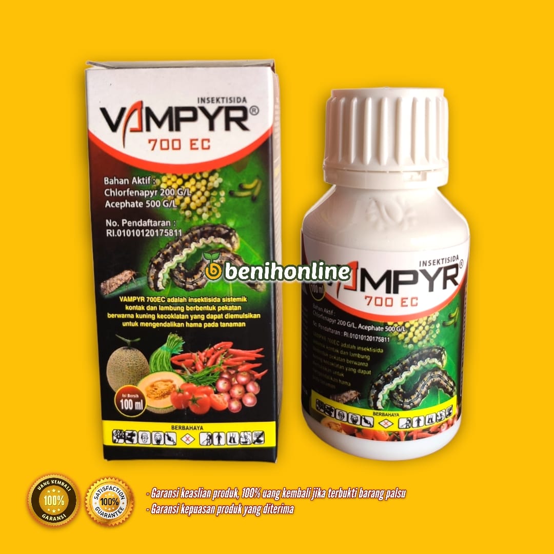 Insektisida Vampyr Ec Ml Golden Farm Pembasmi Ulat Bawang