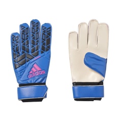 Adidas Ace Training Goalkeeper Gloves - Blue - Core Black - White - Shock Pink