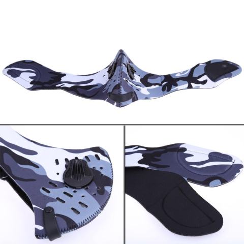 Penutup Wajah Masker Bersepeda Kota Motor Anti-by Pollution For Olahraga Outdoor-Intl 1