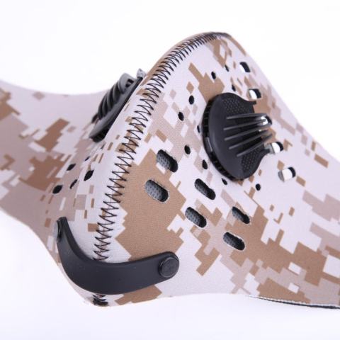 Anti Polusi Bike Sepeda City Bersepeda Masker Wajah Cover untuk Luar Ruangan Sport-Intl 5