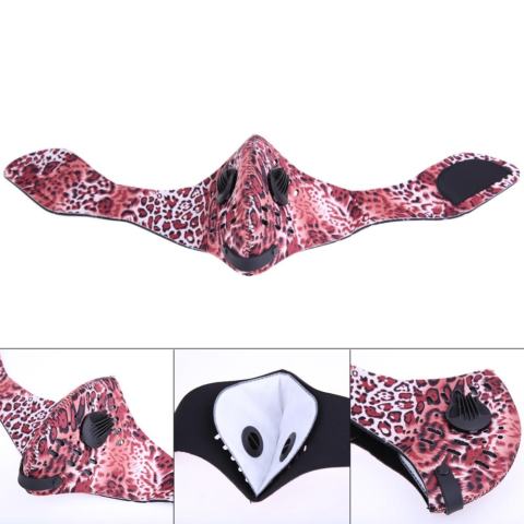Anti Polusi Bike Sepeda City Bersepeda Masker Wajah Cover untuk Luar Ruangan Sport-Intl 1