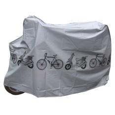 Bike Cover Menolak Air Senja Hujan untuk Sepeda Gunung Motor Motorcar Electric Mobile Warna: Abu-abu Spesifikasi: 210*100 Cm
