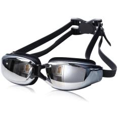 Kacamata Renang Minus 3.5 Anti Fog UV Protection G7800M - Black