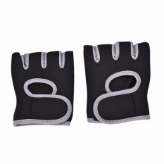 Ladies Weight Lifting Gloves Neoprene Gym Training Body Building
Fitness Straps Grey 7-8.5cm - intl
