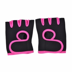 Ladies Weight Lifting Gloves Neoprene Gym Training Body Building
Fitness Straps Rose 8-9.5cm - intl