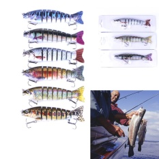 Baru 8 Segmen Koyot Swimbait Umpan Engkol Umpan Umpan Umpan Umpan Umpan Keras-Intl