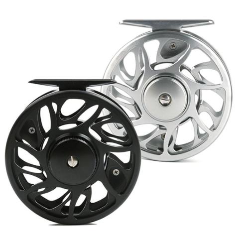 Kanan/Kiri Bodi Paduan Aluminium dan Kumparan Terbang Pancing Gulungan dengan Besar Arbor 2 + 1 BB Spesifikasi: hitam 5/6-Internasional 5
