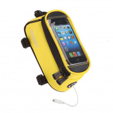 Roswheel Bike Front Top Tube Bag For Mobile Phone Yellow
