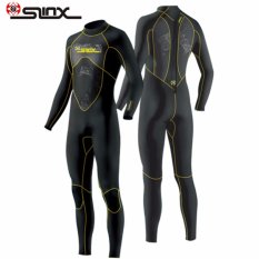 Slinx Scuba One Piece Diving Wetsuit 3mm Cocok untuk Pria Neoprene Renang Surfing Wet Suit Baju Peralatan Jumpsuit Bodysuit Lengkap