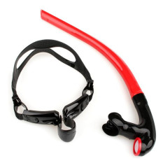 Baru 2016 Paus Merek Renang Menyelam Snorkeling Peralatan Snorkel Pernapasan Tabung (Merah)