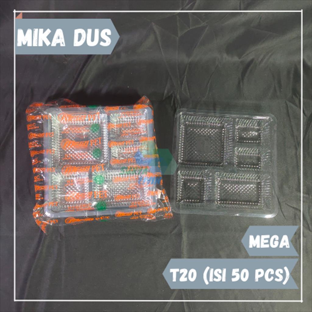 Mika Sekat Nasi Box Tray T Isi Pcs Mika Untuk Dus Ukuran X