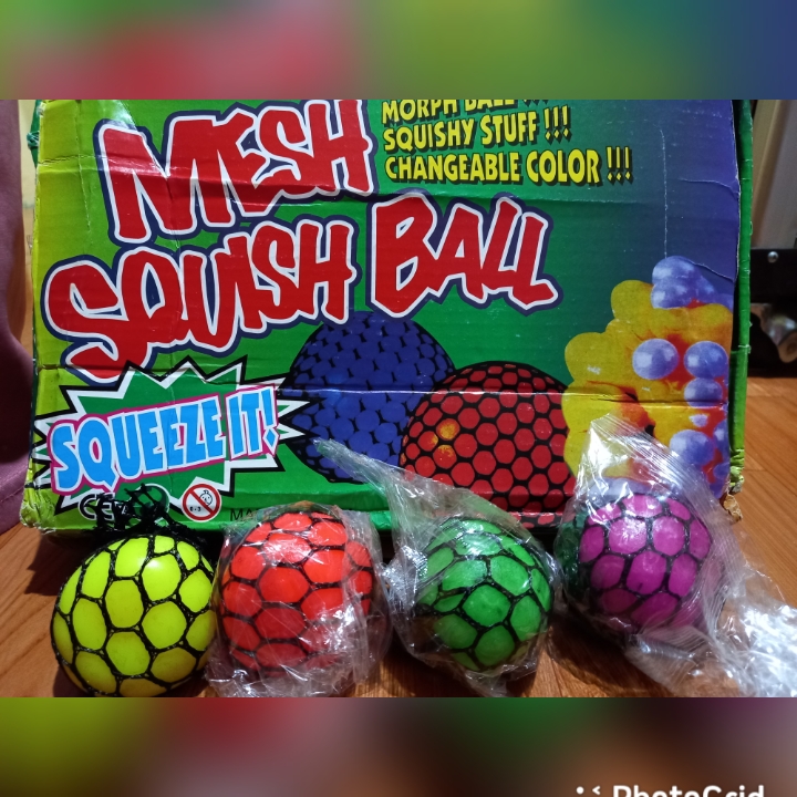 MESH SQUISH BALL BOLA ANTI STRES Lazada Indonesia