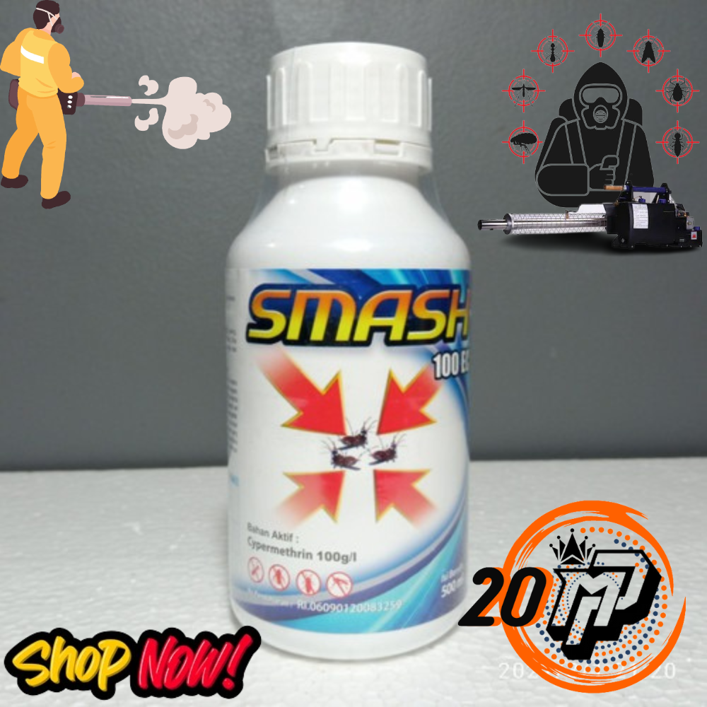 Chemical Obat Fogging Smash Insektisida 100ec 100 Ml Nyamuk Lazada