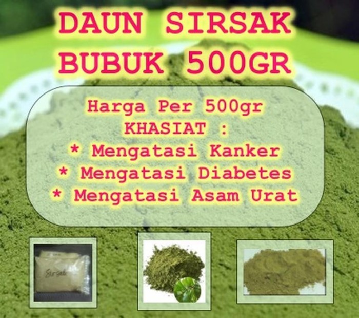 Daun Sirsak Bubuk Kg G Asli Murni Tanpa Gula Lazada Indonesia