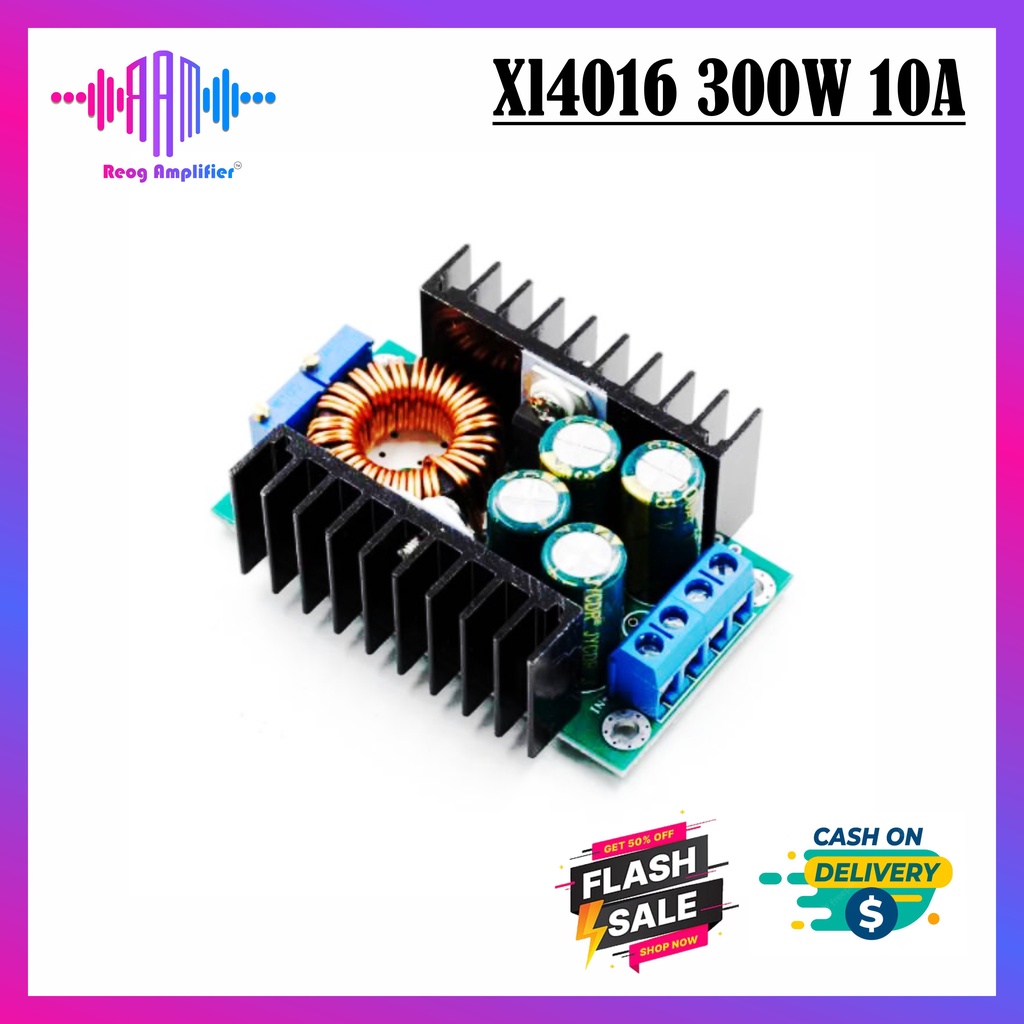 XL4016 300W 10A DC DC ADJUSTABLE STEP DOWN BUCK CONVERTER 5 40V TO 1 2