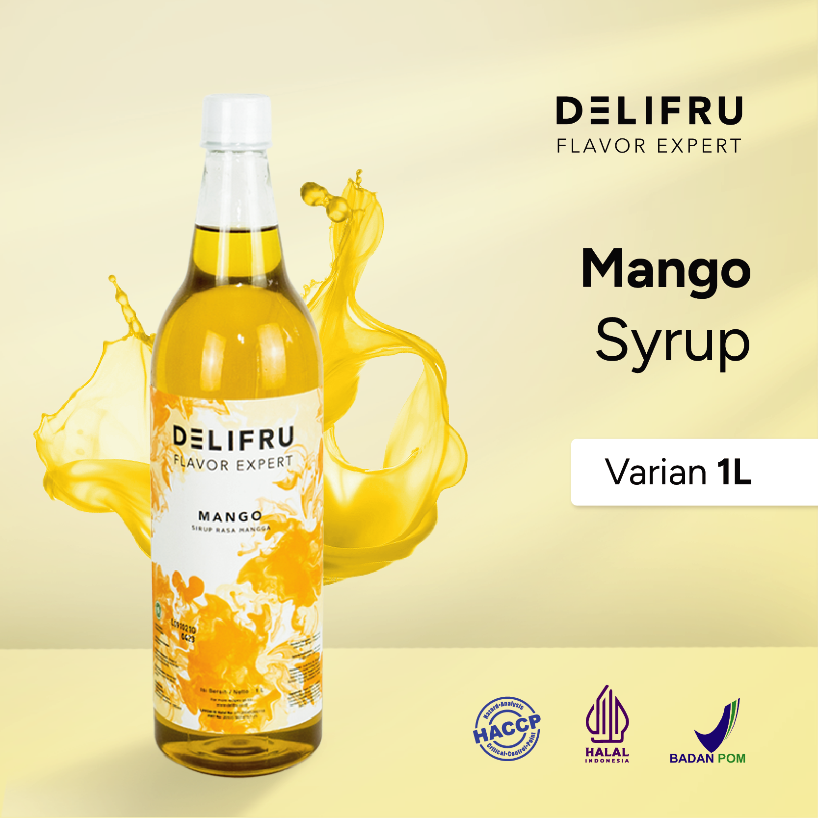 Mango Syrup Delifru Liter Sirup Mangga Premium Lazada Indonesia