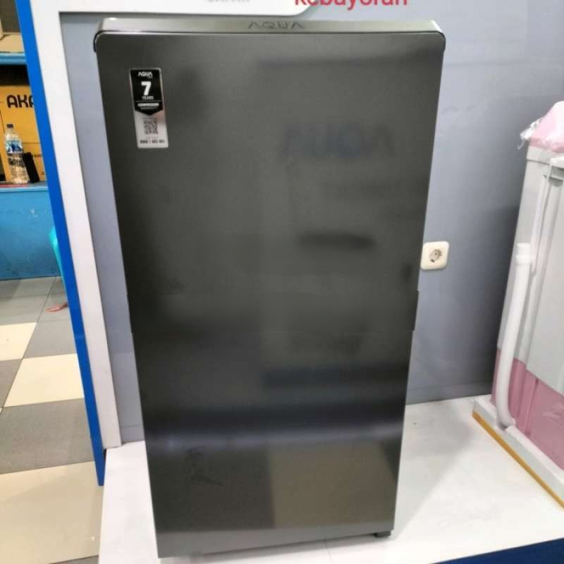 Kulkas Aqua 1 Pintu 145 Liter Big Freezer AQR D185 MDS MLS Garansi