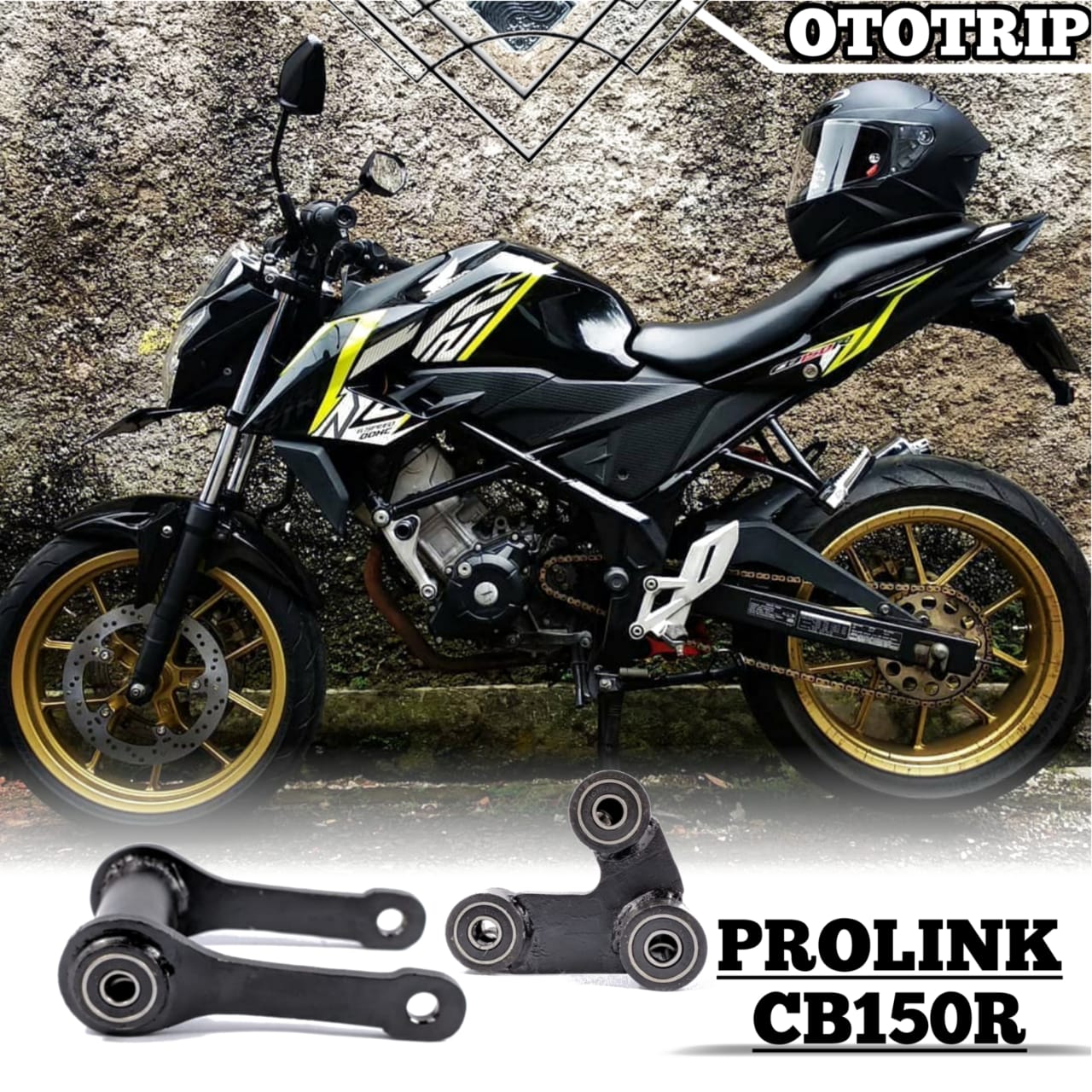 PROLINK UNITRACK PENINGGI SHOCK HONDA CB 150 R OLD HONDA CB 150 R NEW