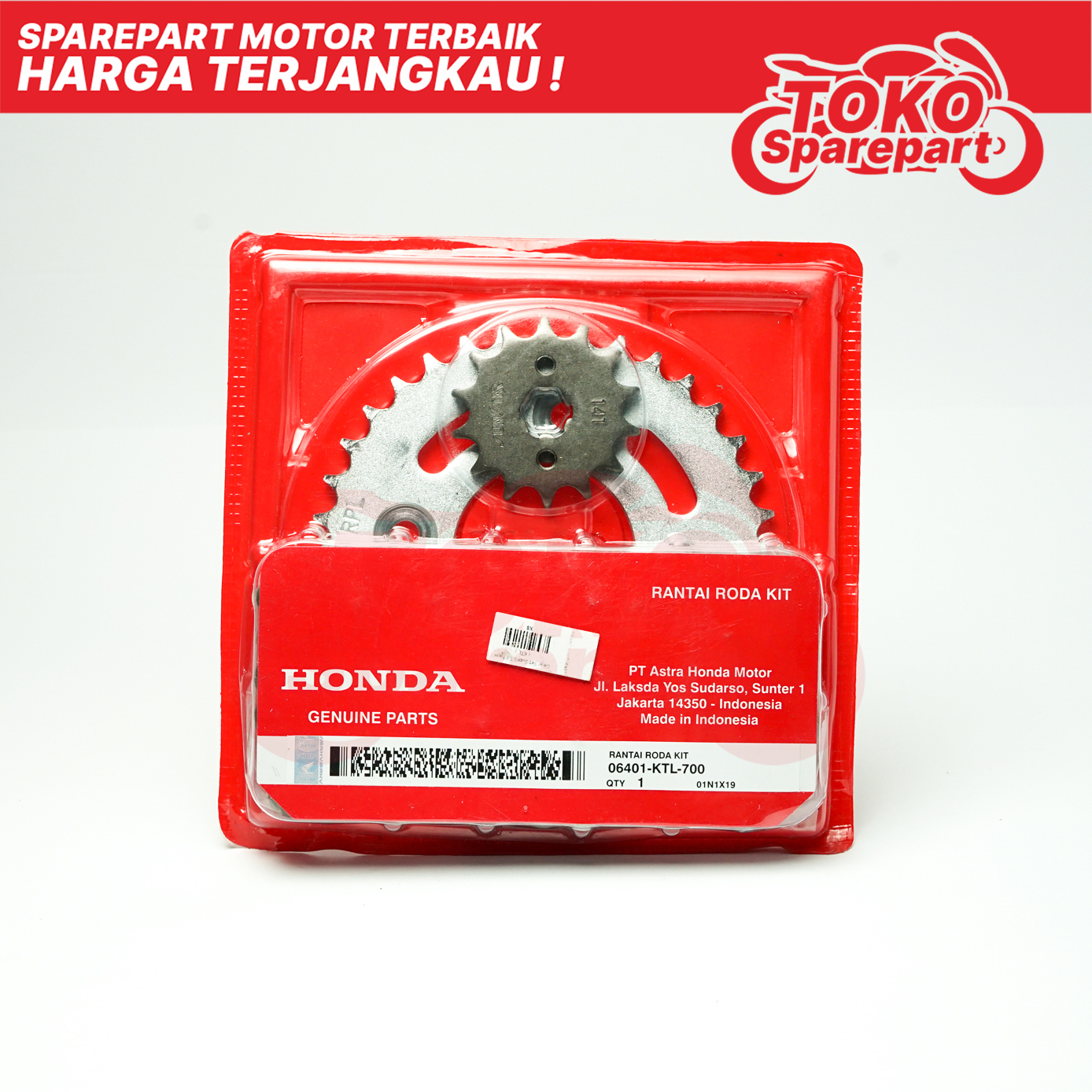 Gear Set Supra Fit New Paket Satu Set Gir Depan Belakang Honda Legenda