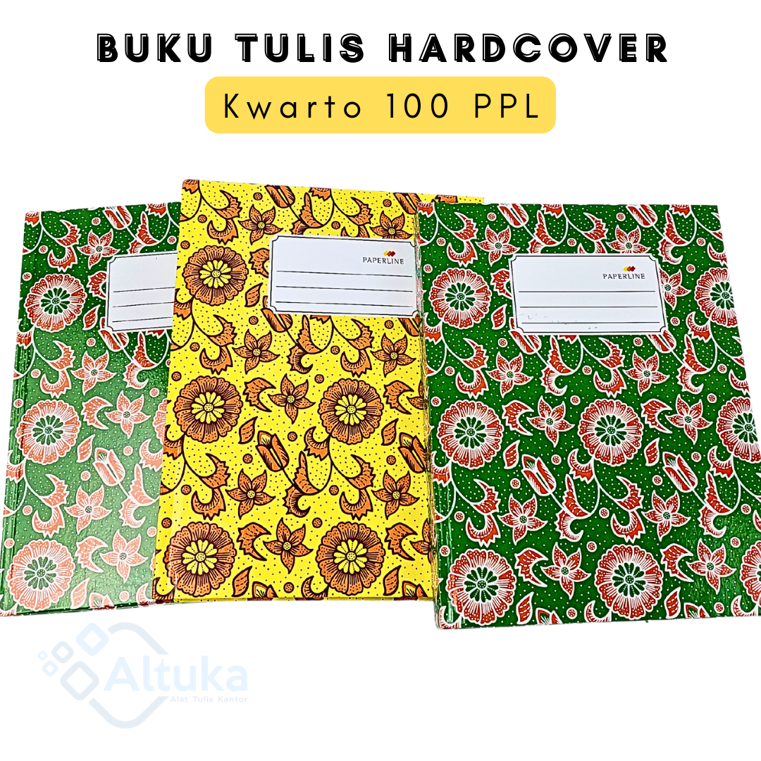 Buku Tulis Hard Cover Kwarto 200 Lembar Paperline Hard Cover PPL 200