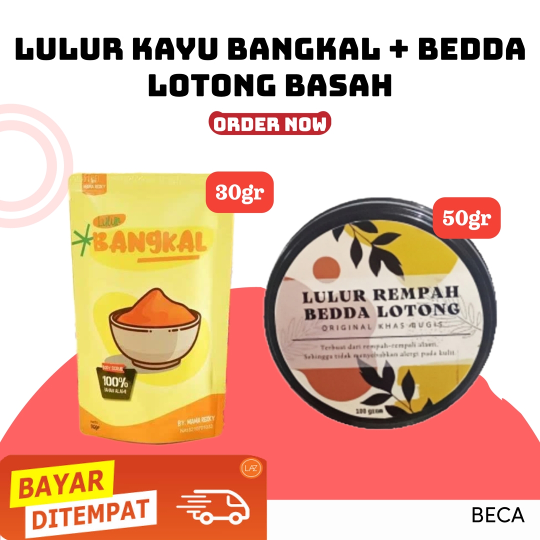 Lulur Kayu Bangkal Gr Bedda Lotong Basah Lulur Bedda Lotong